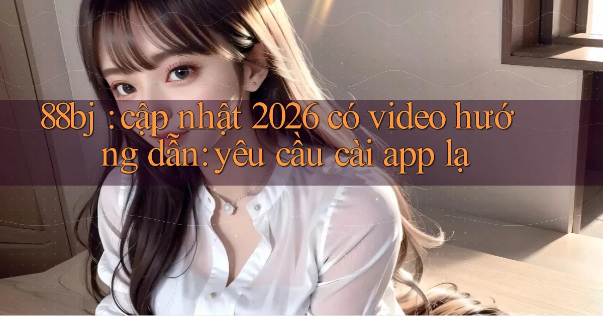 88bj cập nhật 2026 có video hướng dẫn yêu cầu cài app lạ