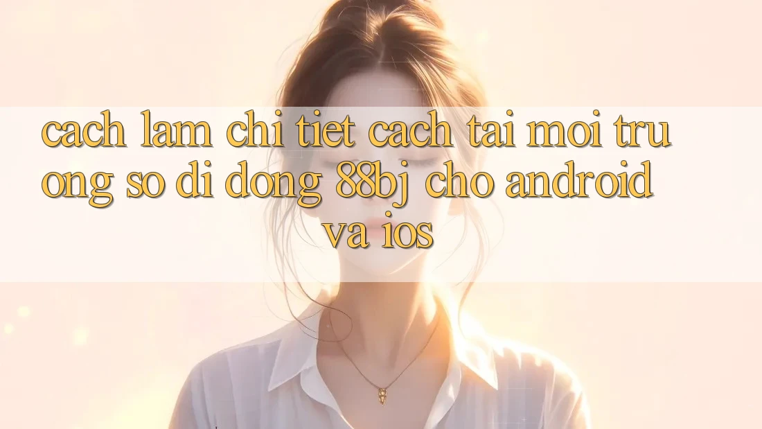 Cách làm chi tiết cách tải môi trường số di động 88bj cho Android và iOS Cách làm chi tiết cách tải môi trường số di động 88bj cho Android và iOS