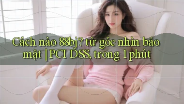 Cách nào 88bj từ góc nhìn bảo mật PCI DSS, trong 1 phút