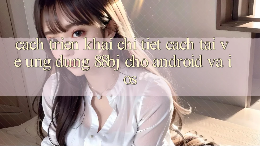 Cách triển khai chi tiết cách tải về ứng dụng 88bj cho Android và iOS