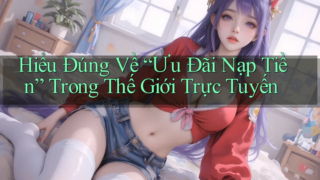 Hiểu Đúng Về “Ưu Đãi Nạp Tiền” Trong Thế Giới Trực Tuyến