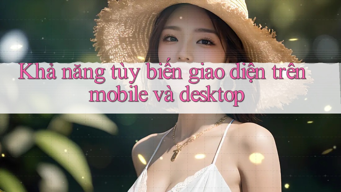 Khả năng tùy biến giao diện trên mobile và desktop