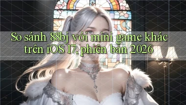 So sánh 88bj với mini game khác trên iOS 17, phiên bản 2026
