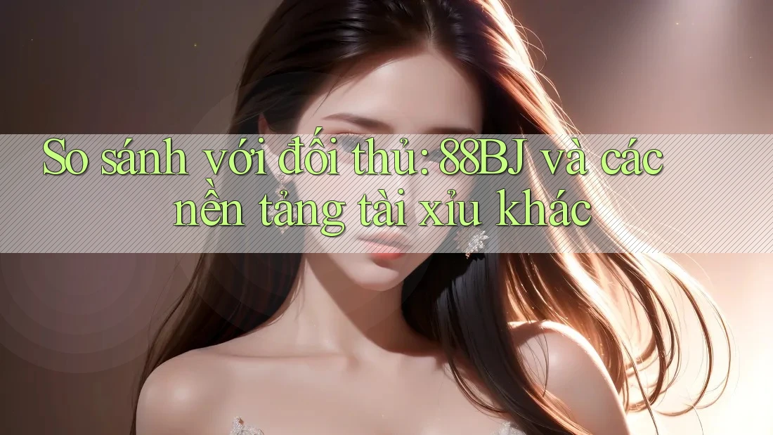 So sánh với đối thủ: 88BJ và các nền tảng tài xỉu khác